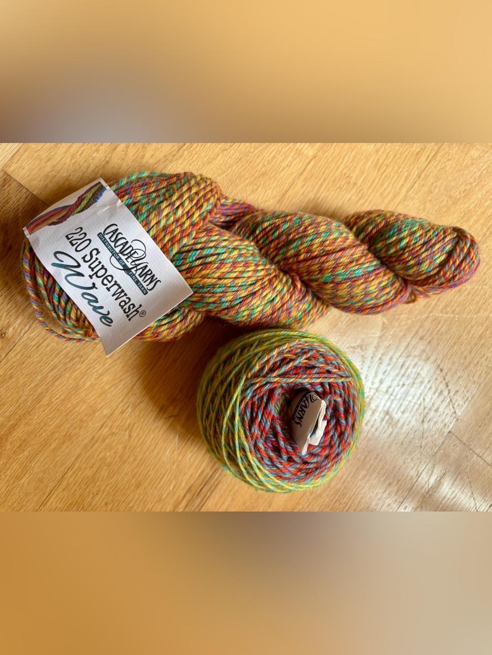 Cascade Yarn Superwash 220 wave - 2 skeins NWT